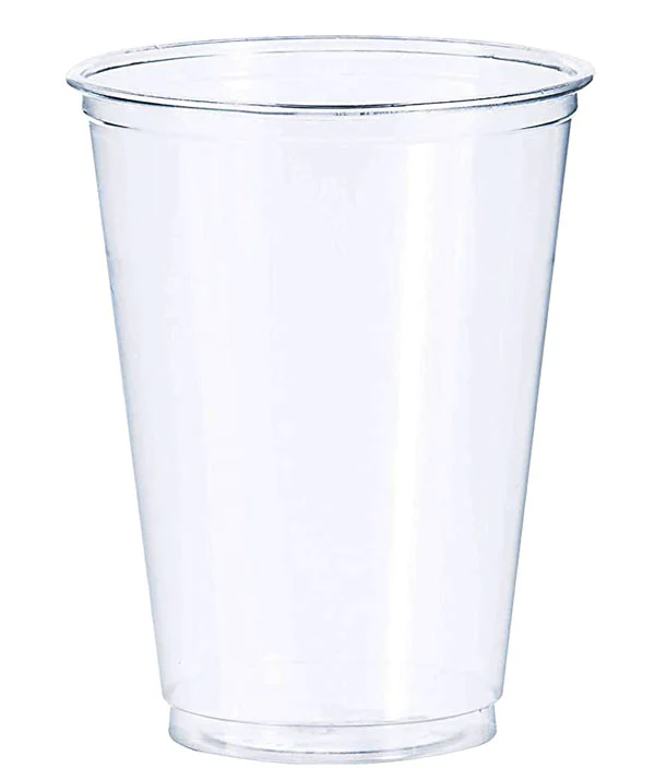 Manga De Vaso #12 Cristal Solo CUP Desechable C/50 Piezas #TP22