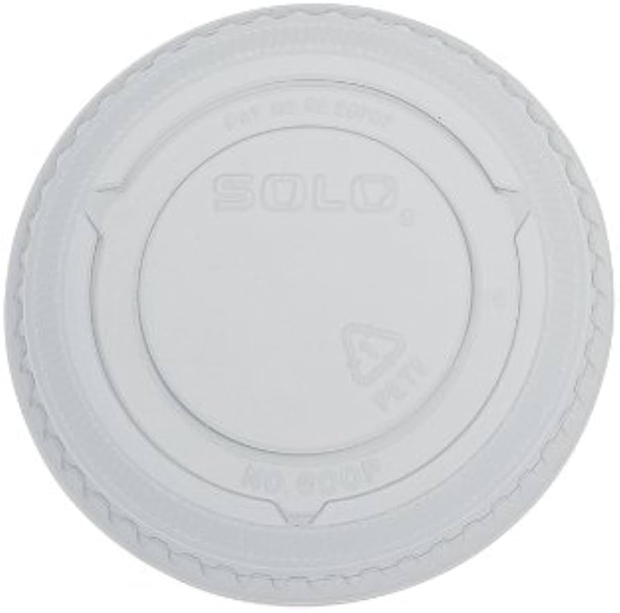 Manga De Tapa #10 M600P-0090 Plana Cristal Solo CUP Desechable C/100 #M600P-0090