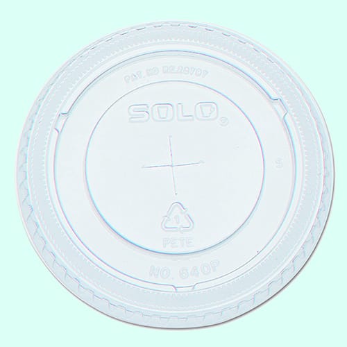 Manga De Tapa #12 640TS Plana Cristal Pop Solo CUP Desechable C/125 #640TS