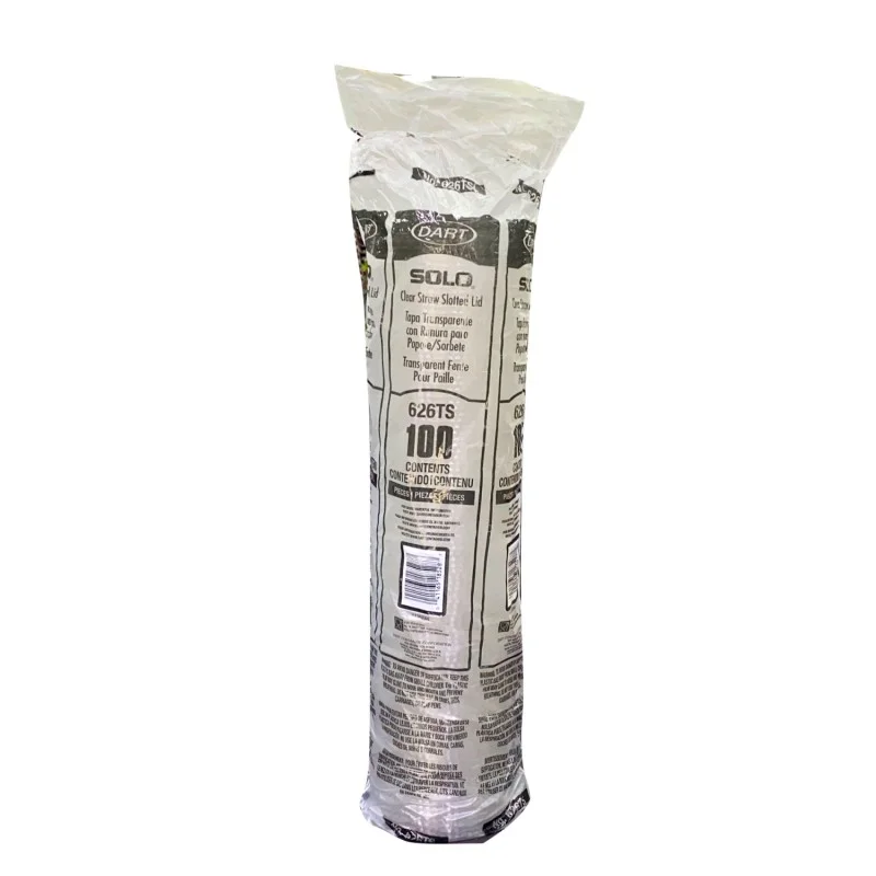 Manga De Tapa # 16 Plana Cristal Pop Solo Cup Desechable C/100 Piezas #626TS 