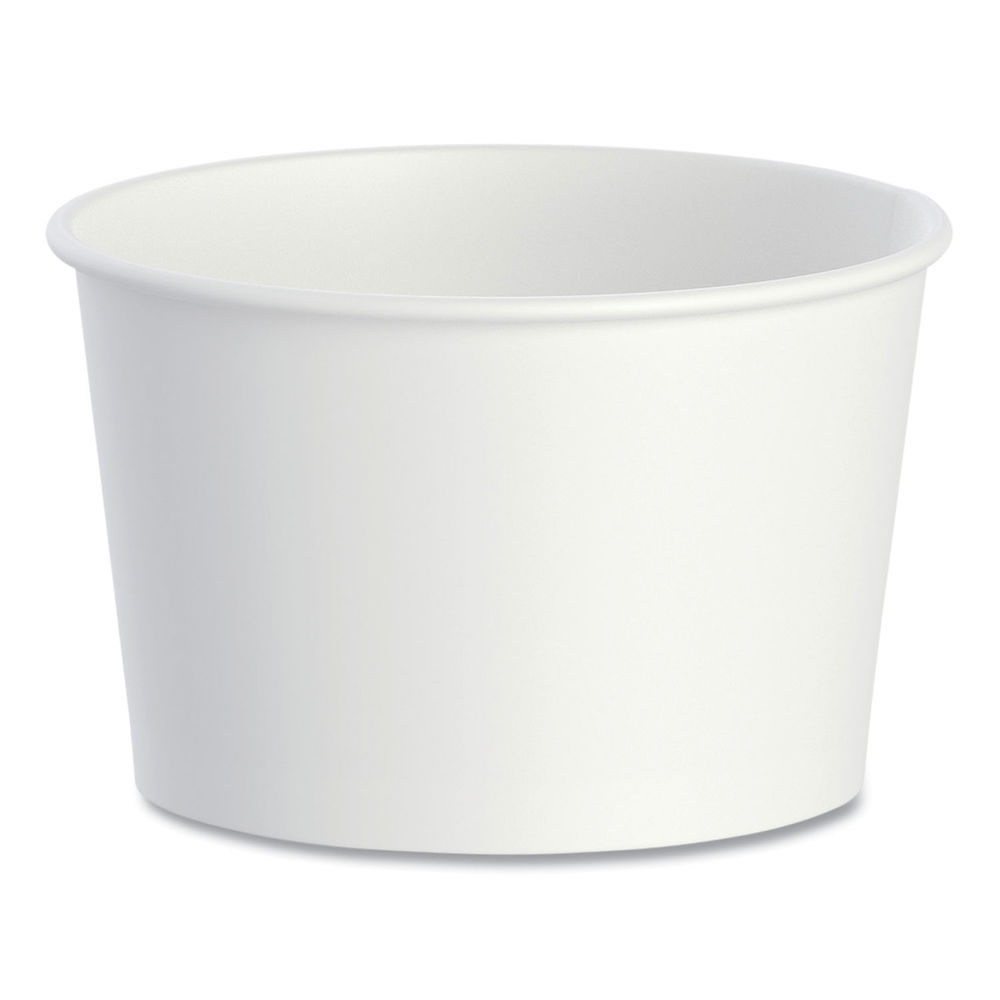 Manga De Cont. 8 Oz De Papel P/Helado Blanco Solo Cup C/50 Piezas