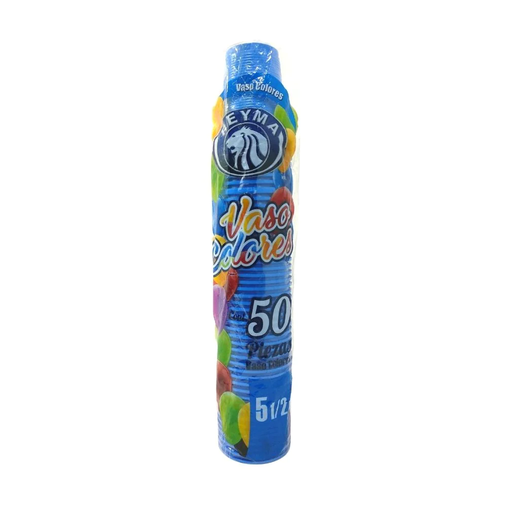 Manga De Vaso Molde 5A Onzas Azul Reyma Desechable C/50 #VP5A