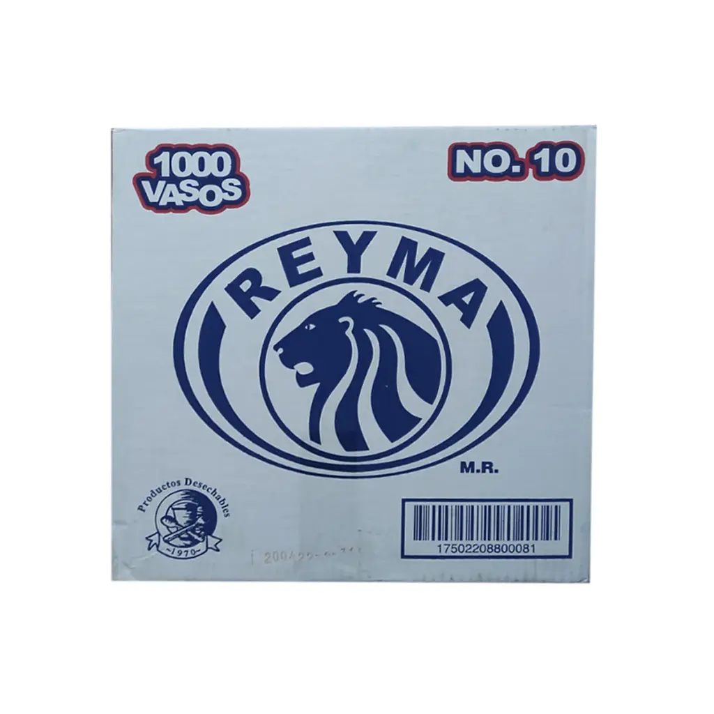 Caja De Vaso Molde 10 Onzas Reyma Desechable C/1000 #VP10