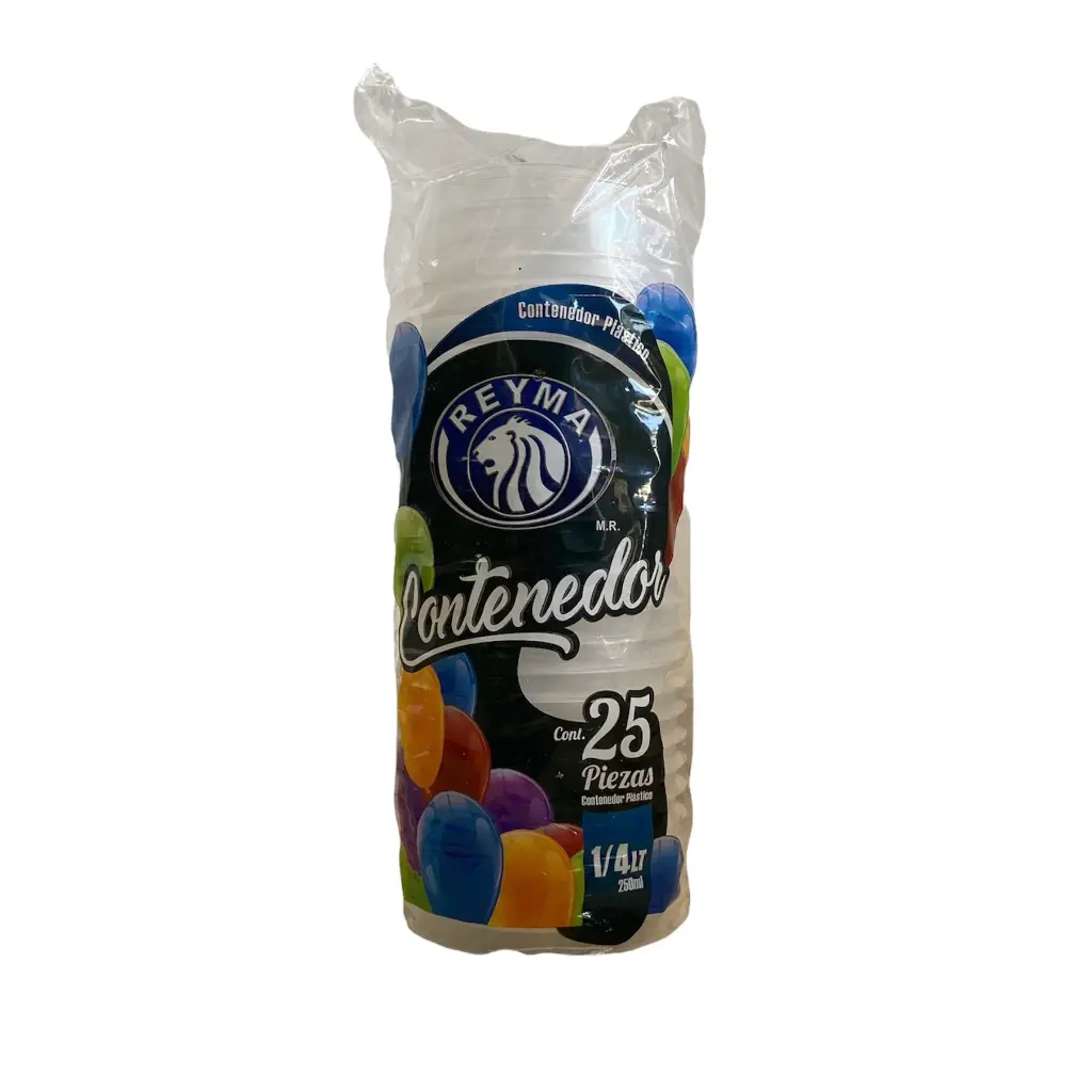 Manga De Envase 1/4 250ML Reyma Desechable C/25 #ENV1/4LTR