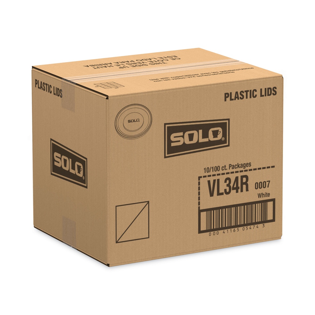 Caja De Tapa #04 Oz Blanca Espresso Solo Cup C/1000 Piezas