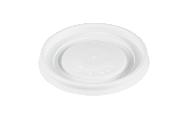 Paquete De Tapa #6 Oz Blanca Sin Perforación C/100 Piezas 