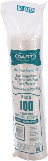 [610TS] Manga De Tapa #10 610TS Plana Cristal Pop Solo CUP Desechable C/100 #610TS
