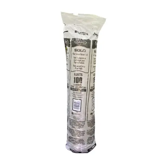 [626TS] Manga De Tapa # 16 Plana Cristal Pop Solo Cup Desechable C/100 Piezas #626TS 