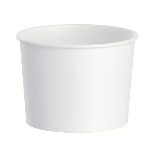 [VS616-02050] Manga De Cont. 16 Oz De Papel P/Helado Blanco Solo Cup C/25 Piezas