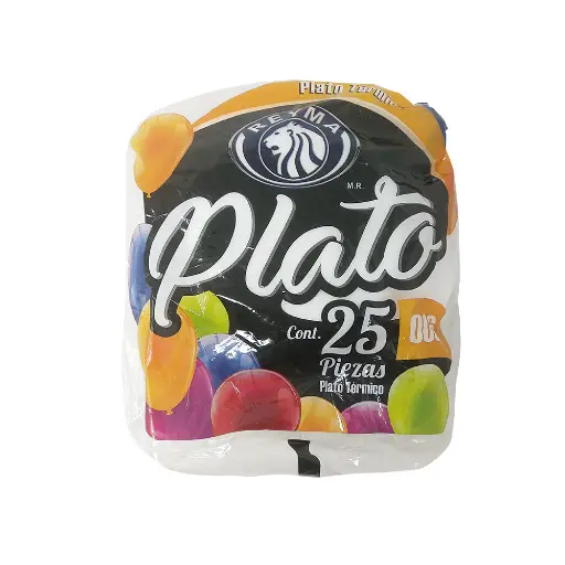 [reymaPT066] Manga De Plato No.006 Reyma Térmico Desechable C/25 #PT006