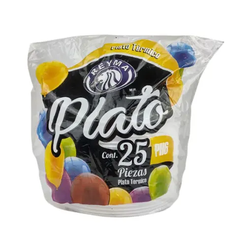[reymaPH6] Manga De Plato No.PH6 Reyma Térmico Desechable C/25 #PH6