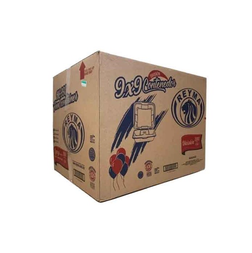 [reymaC9x9D] Caja De Contenedor 9x9 División Reyma Térmico Desechable C/200 #CN9x9D