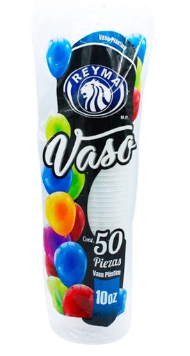 [REYMAVP10] Manga De Vaso Molde 10 Onzas 1 Reyma Desechable C/50 #VP10