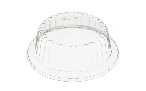 [DF16-0090] Tapa # 16 Plástica Domo Sin Perforación Cristal 500 Unidades