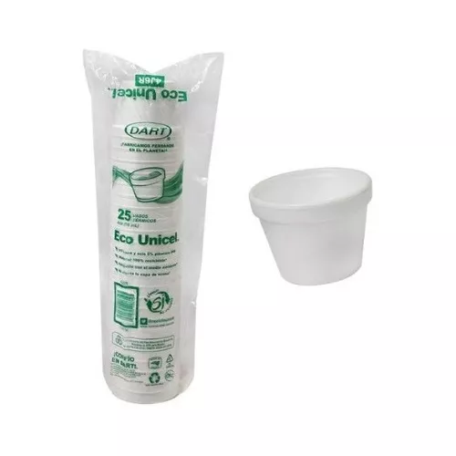 [4J6] Manga De Vaso DART No.4J6 Termico Desechable C/25 Piezas #4J6R