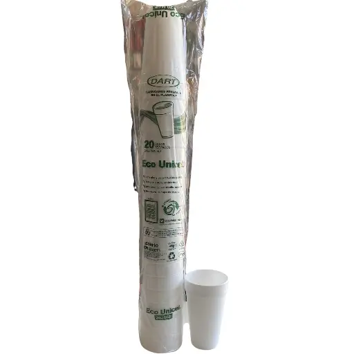 [DART20J16] Manga De Vaso DART No. 20J16 Termico Desechable C/20 Piezas #20J16