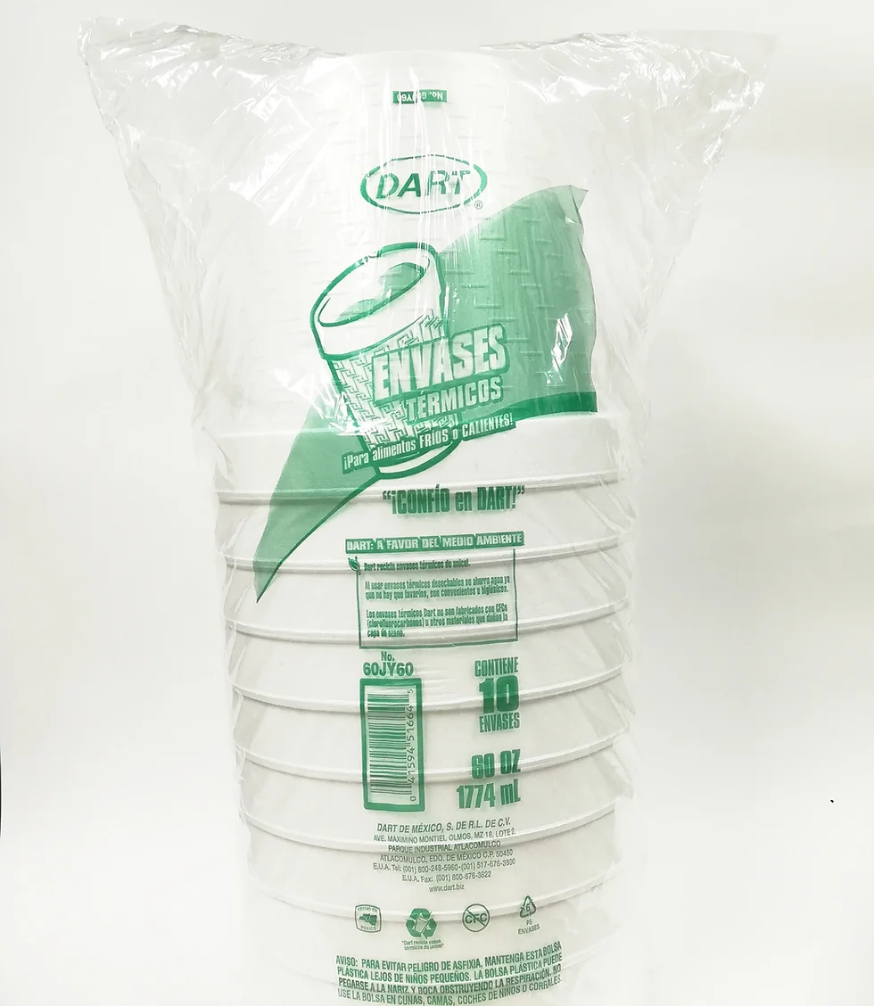 [DART60JY60] Manga De Vaso DART No.60JY60 Termico Desechable C/10 Piezas #60JY60