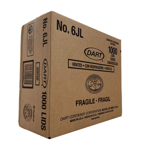 [TP6JL] Caja De Tapa No.6JL DART Desechable C/1000 #TP6JL