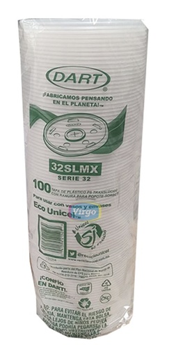 Manga De Tapa No. 32SLMX DART Desechable C/100 #TP32SLMX
