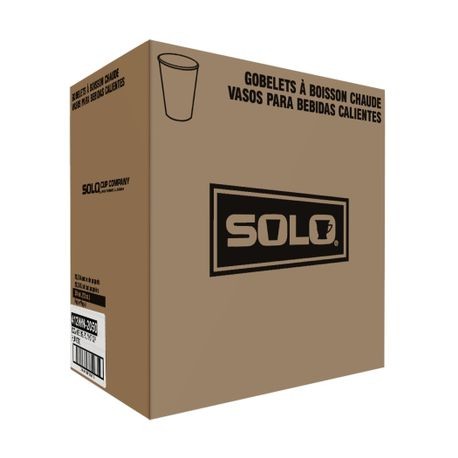 [C412WM0-002050] Caja De Vaso 12 Oz Blanco Solo Cup C/1000 Piezas