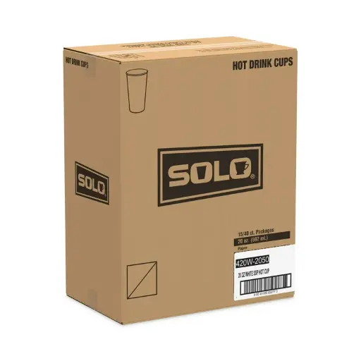 [C420W-2050] Caja De Vaso 20 Oz Blanco Solo Cup C/600 Piezas