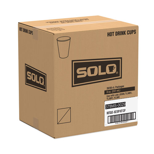 [C378MS-0029] Caja De Vaso 08 Oz Mistique Solo Cup C/1000 Piezas