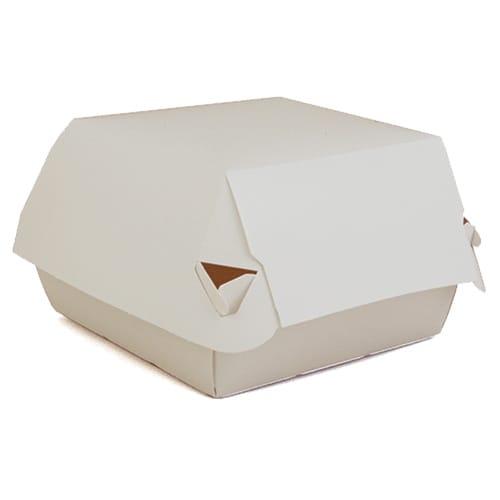 [CHP0705] Manga De Cont. Papel P/Hamburguesa Blanco C/25 Piezas